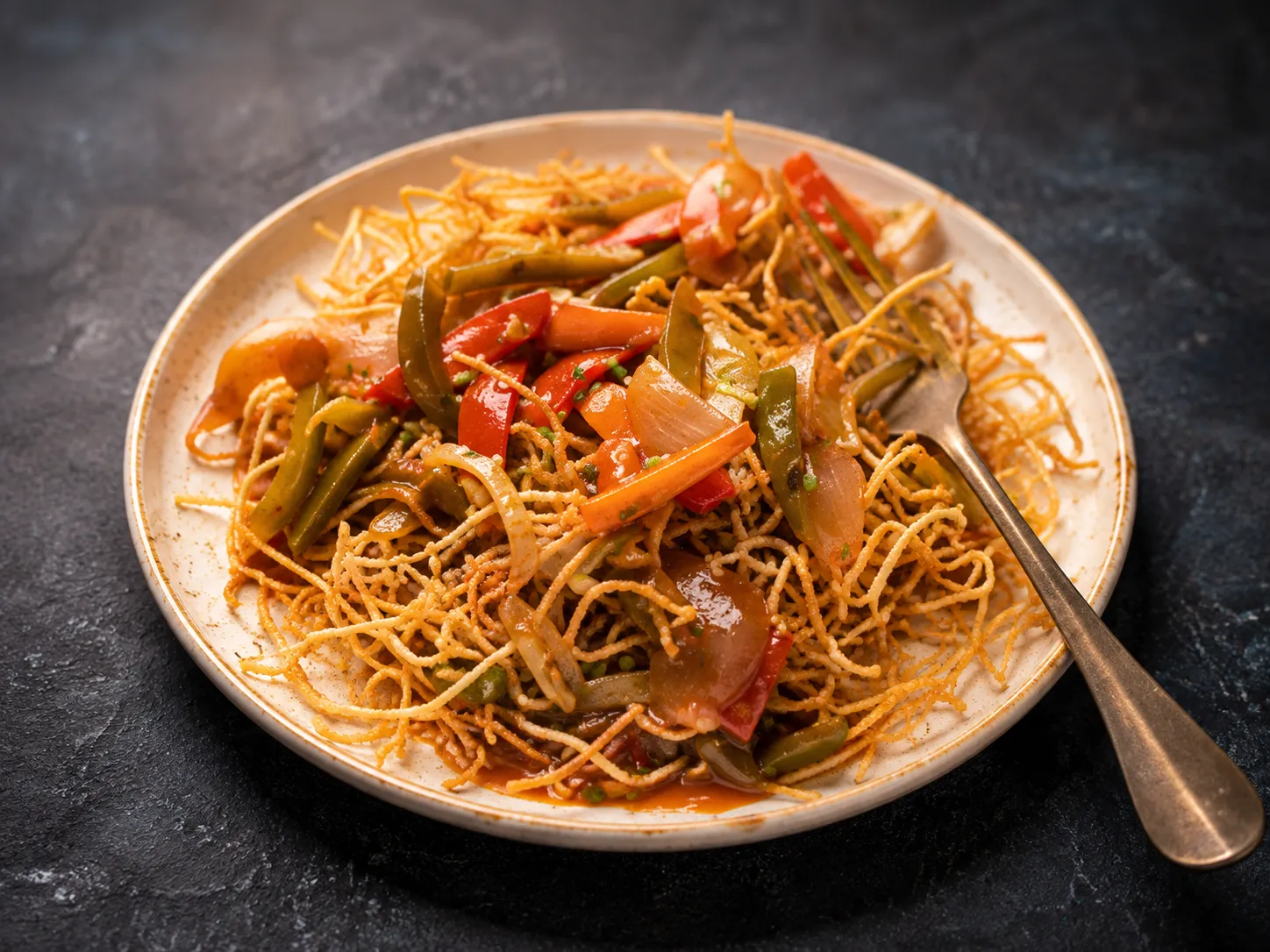 Deluxe special chop suey from Hi-Ball Restaurant, Chinese takeout in Winnipeg's River Heights